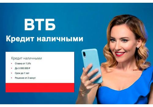 ВТБ Кредит наличными